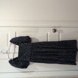 Abercrombie & Fitch Black and White Polka Dot Dress